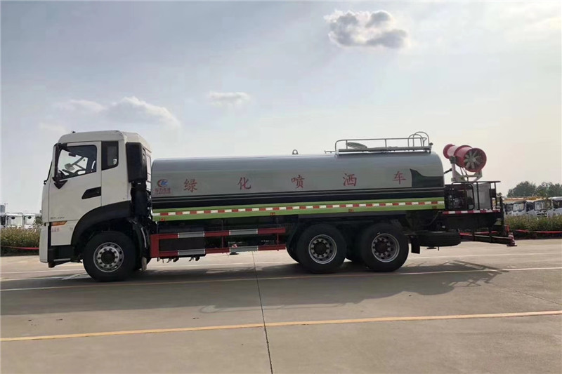 東風(fēng)天龍后八輪20噸噴霧車，國六綠化噴灑車